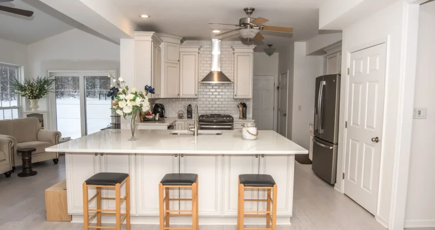 Modern kitchen renovation in Buffalo NY